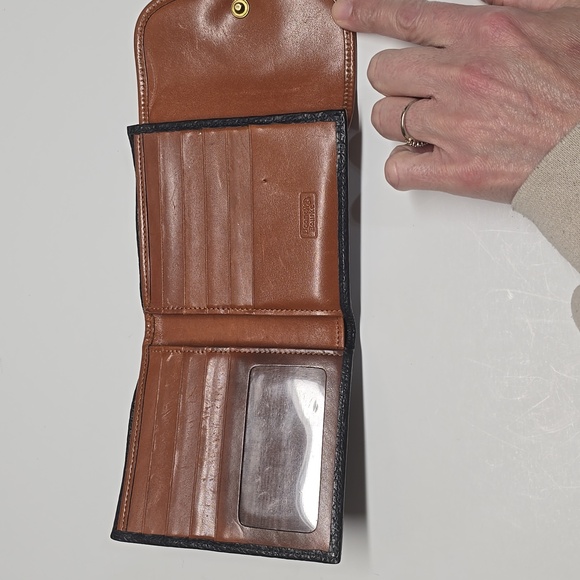 Dooney & Bourke Black and Brown Wallet - Picture 6 of 12